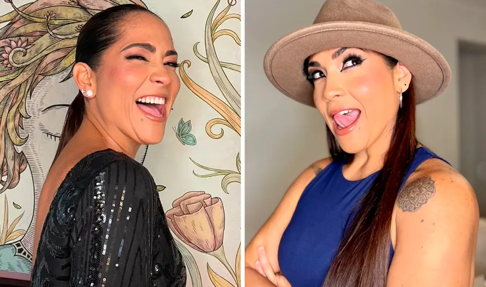 Katia Palma, popular conductora y actriz peruana, aseguró que se lleva bien con sus sobrinos y los hijos de sus amigas. Foto: Composición LR / Instagram Katia Palma