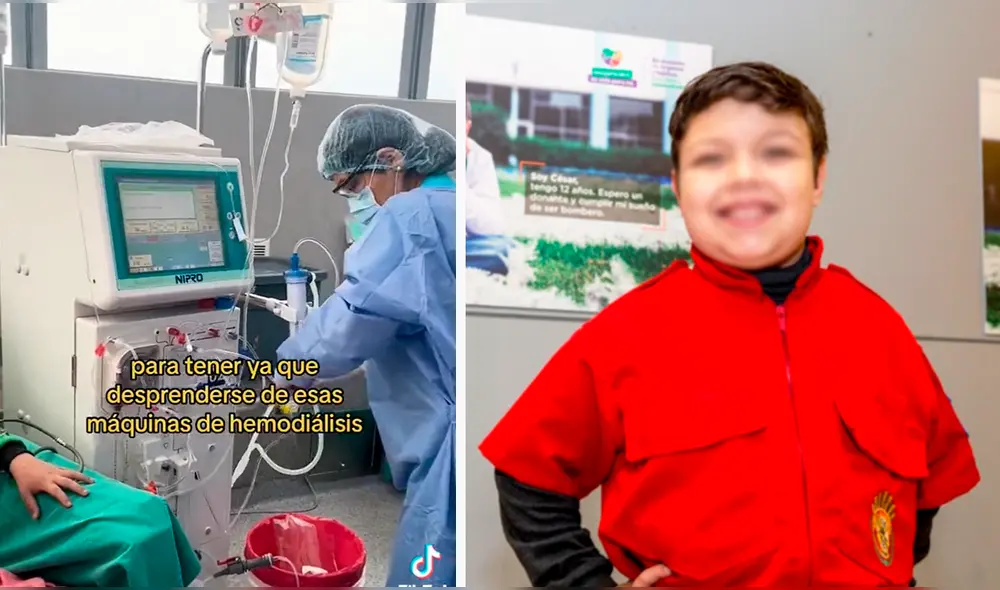 Cesítar no puede asistir al colegio como cualquier otro niño. Foto: TikToK/Essalud