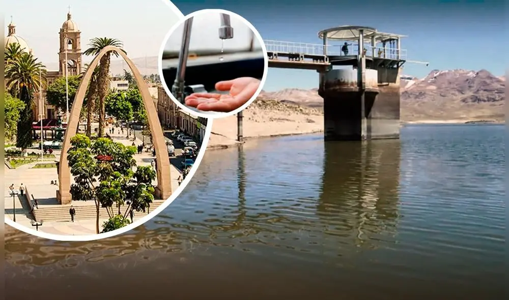 La reserva de Paucarani solo tiene 30% de almacenamiento de agua, lo que afecta a Tacna. Foto; composición LR/Luis Barrios