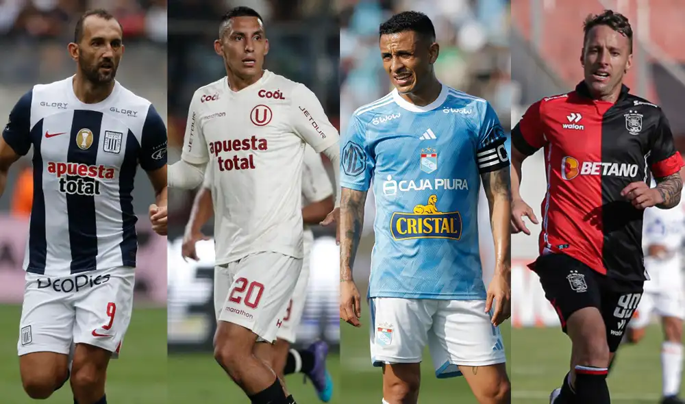 Alianza Lima, Universitario, Sporting Cristal y Melgar son los principales candidatos al título. Foto: composición de LR Luis Jiménez/Rodrigo Talavera/Archivo GLR Alianza Lima, Universitario, Sporting Cristal y Melgar son los principales candidatos al título. Foto: composición de LR Luis Jiménez/Rodrigo Talavera/Archivo GLR