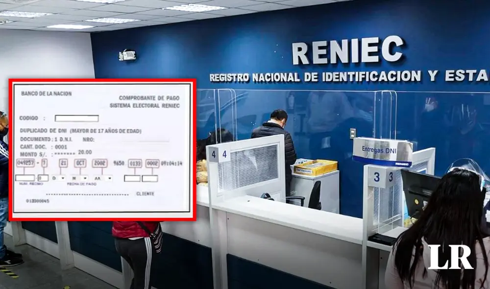 No te preocupes Reniec te da opciones si perdiste tu voucher: Foto: composición Reniec