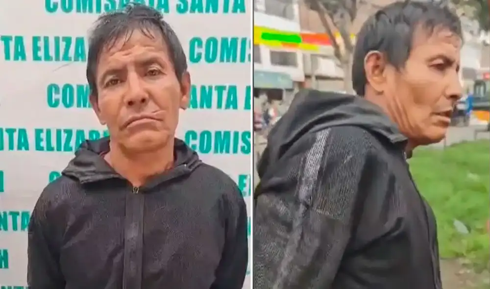 Una víctima reconoció al sujeto como el ladrón que le quitó su celular. Foto: composición La República/capturas América TV - Video: América TV