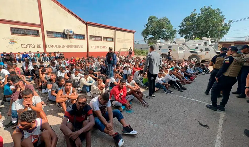 Desde la cárcel de Tocorón opera la organización criminal Tren de Aragua, que ha logrado tener operaciones en siete países de América Latina. Foto: EFE Desde la cárcel de Tocorón opera la organización criminal Tren de Aragua, que ha logrado tener operaciones en siete países de América Latina. Foto: EFE