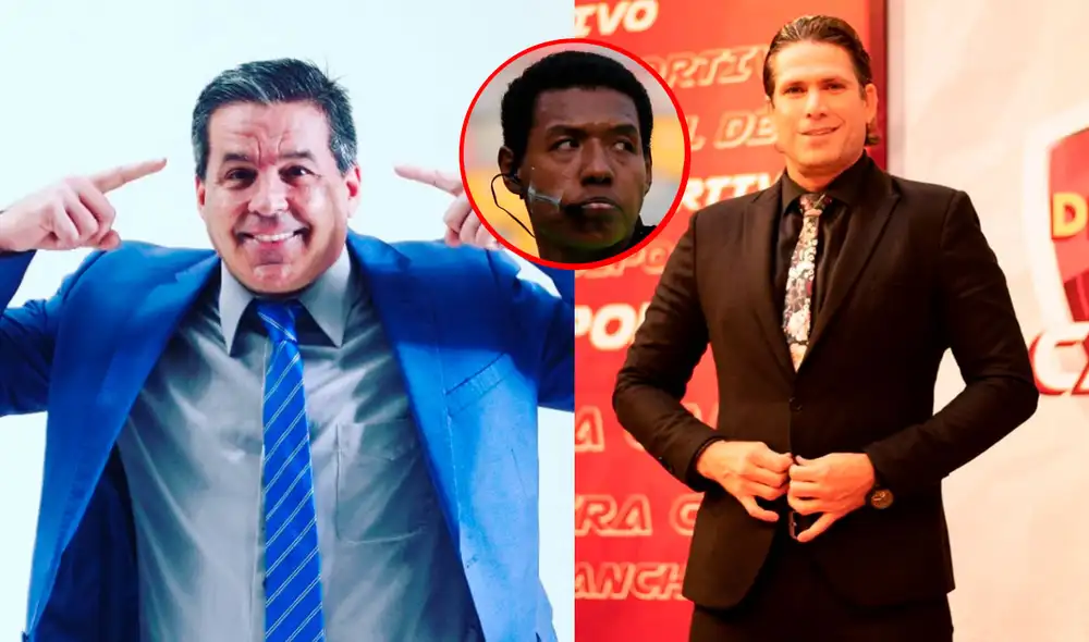 Núñez y Bazán son compañeros en un programa deportivo de YouTube. Foto: composición GLR Núñez y Bazán son compañeros en un programa deportivo de YouTube. Foto: composición GLR