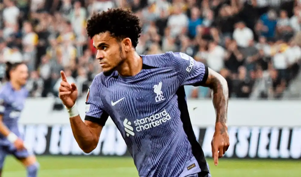 Luis Díaz fue la figura del Liverpool vs. LASK por la Europa League. Foto: Liverpool FC