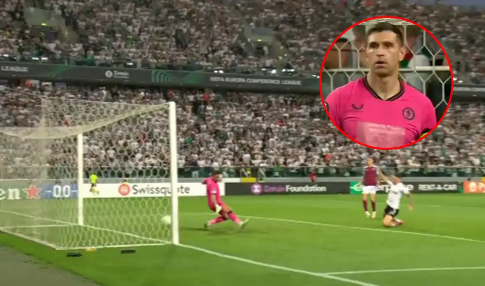 'Dibu' Martínez lleva 12 goles recibidos en sus últimos seis partidos. Foto: composición de LR/captura de ESPN | Video: ESPN