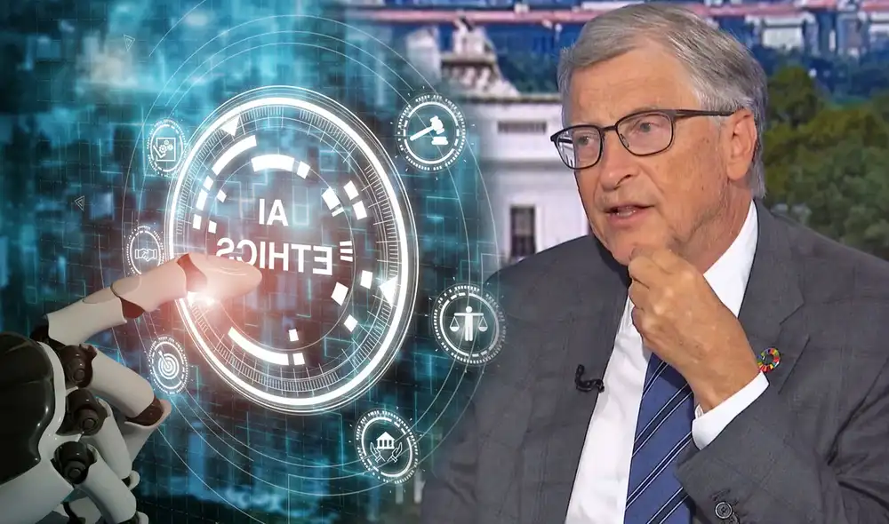 Bill Gates volvió a advertir sobre los peligros de la IA. Foto: composición LR/captura de MSNBC Bill Gates volvió a advertir sobre los peligros de la IA. Foto: composición LR/captura de MSNBC