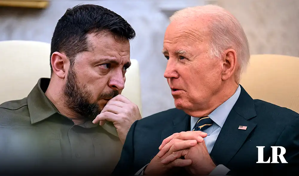 Estados Unidos también enviará a Ucrania municiones de artillería y bombas de racimo, tal y como anunció Biden en julio. Foto: composición LR/AFP