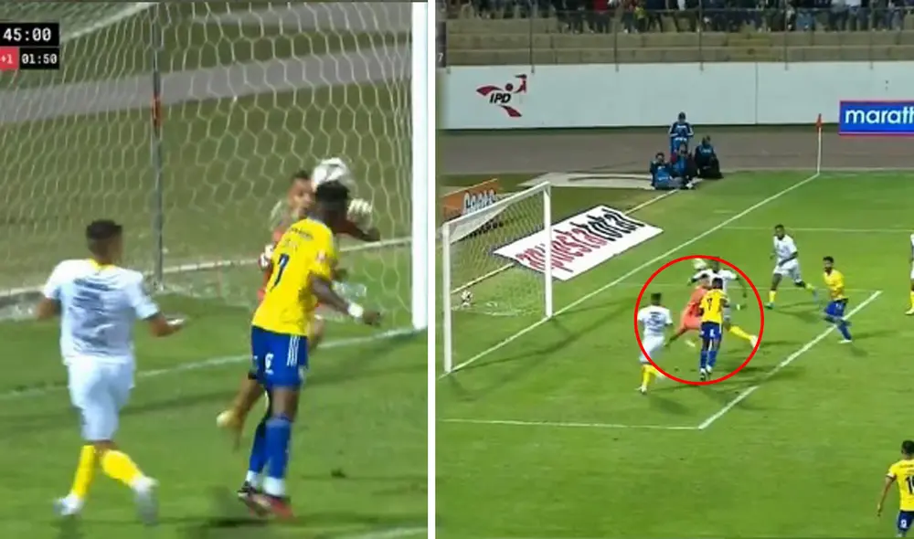 Washington Corozo anotó el 1-0 de Cristal sobre César Vallejo. Foto: composición GLR Washington Corozo anotó el 1-0 de Cristal sobre César Vallejo. Foto: composición GLR