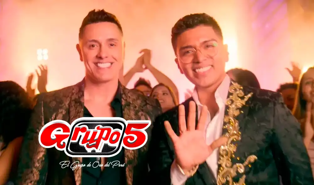 Grupo 5 y Joey Montana cantando juntos. Foto: composición LR/YouTube/Grupo 5