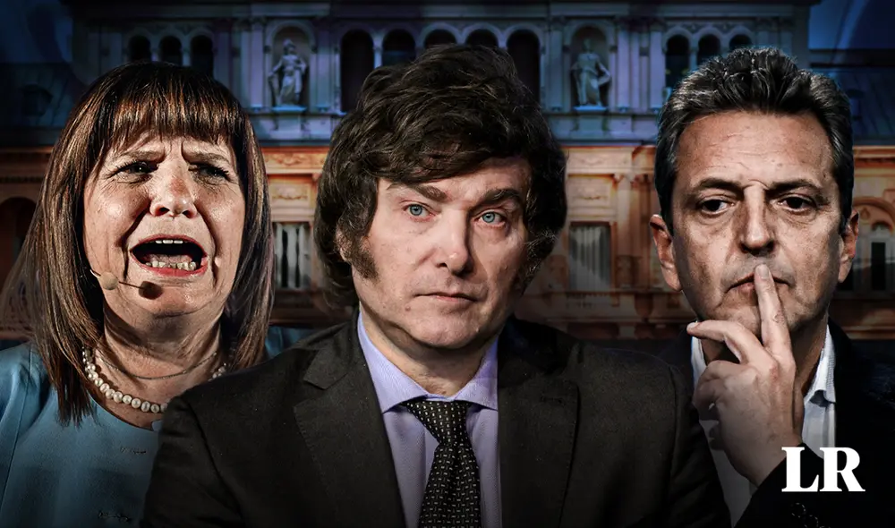 Conoce qué candidato lidera las últimas encuestas a días de las elecciones en Argentina 2023. Foto: composición de Jazmin Ceras/AFP Conoce qué candidato lidera las últimas encuestas a días de las elecciones en Argentina 2023. Foto: composición de Jazmin Ceras/AFP