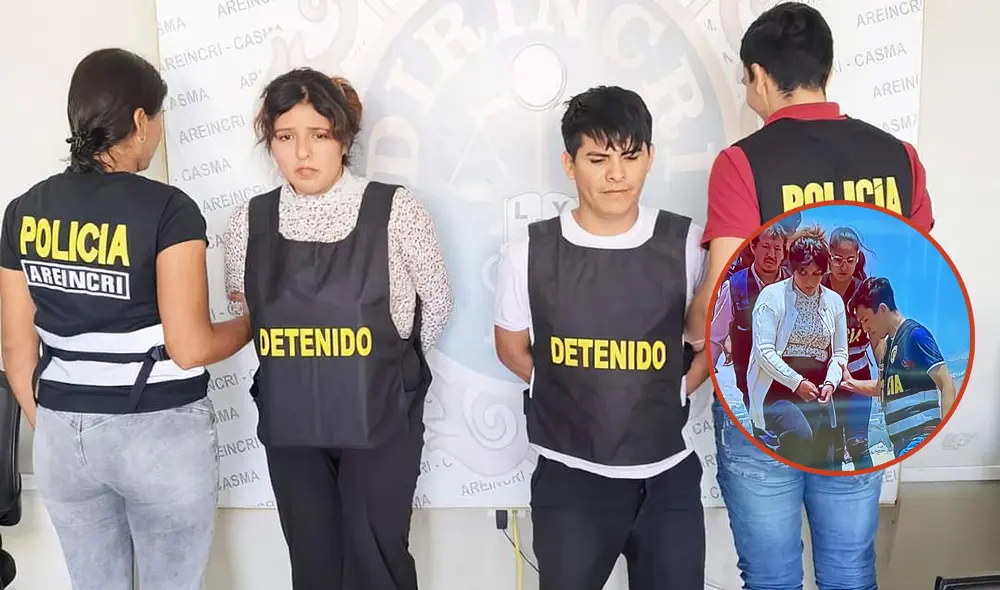 Áncash. Detenidos son investigados por el presunto delito de homicidio calificado en grado de tentativa. Foto: composición LR/PNP