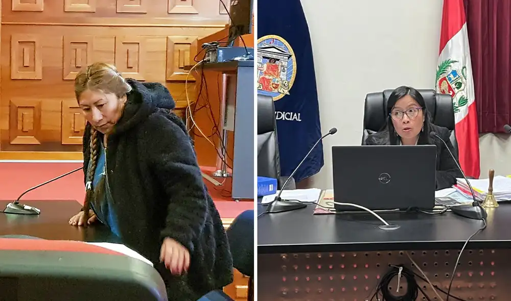 Doris Rosa Huayhua Mamani (izquierda) es la presunta cabecilla de la red criminal. Foto: Composición LR / Luis Álvarez Guevara / Andina