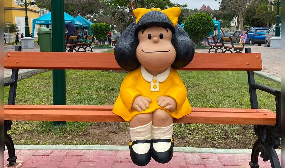 La famosa caricatura fue creada por el humorista argentino Quino. Foto: Twitter @mafaldadigital