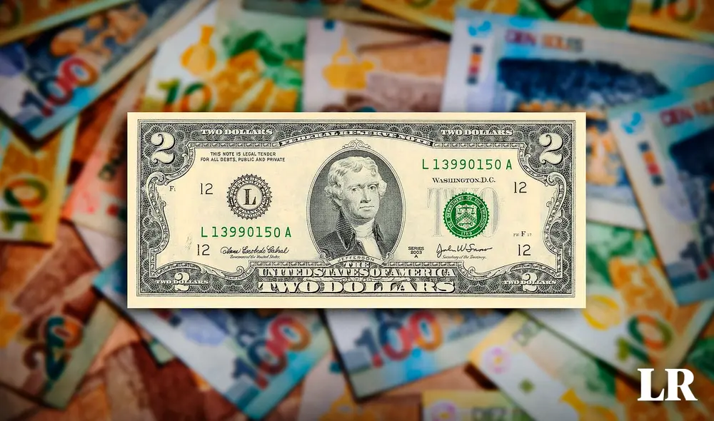 Este billete de 2 dólares es muy buscado en Estados Unidos y todo el mundo. Foto: composición de Álvaro Lozano/Perú Travel/Treasure Town Este billete de 2 dólares es muy buscado en Estados Unidos y todo el mundo. Foto: composición de Álvaro Lozano/Perú Travel/Treasure Town
