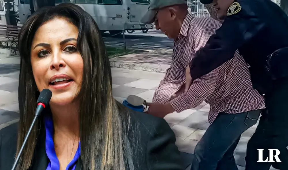 La Policía empleó la fuerza contra manifestantes. Foto: composición LR