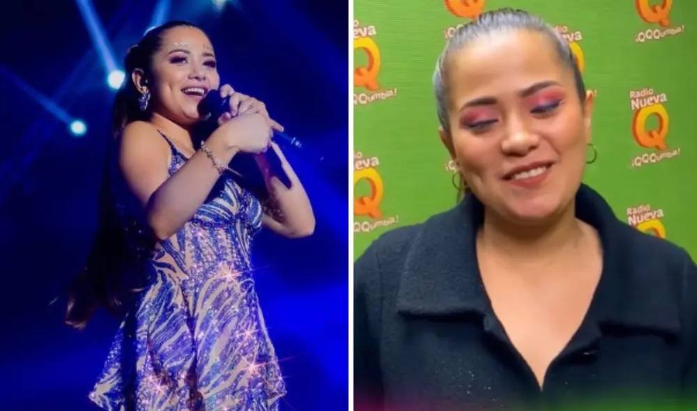 Ana Lucía Urbina reveló que solía vender raspadillas con su hermana en el norte del Perú. Foto: composición LR/Ana Lucía Urbina/Radio Q/Instagram