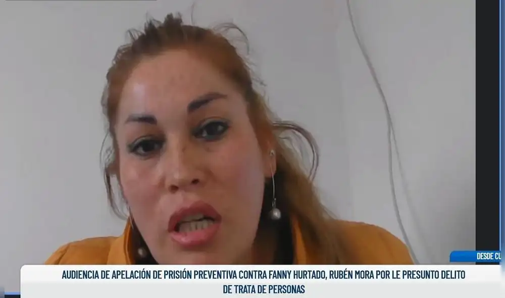 Fanny Hurtado está detenida en la cárcel de mujeres de Cusco, cumple nueve meses de prisión por trata de personas. Foto: captura/ PJ