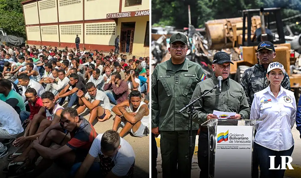 El Gobierno de Venezuela desplegó más de 11.000 policías y militares para desarticular a las bandas criminales. Foto: composición LR/AFP/EFE El Gobierno de Venezuela desplegó más de 11.000 policías y militares para desarticular a las bandas criminales. Foto: composición LR/AFP/EFE