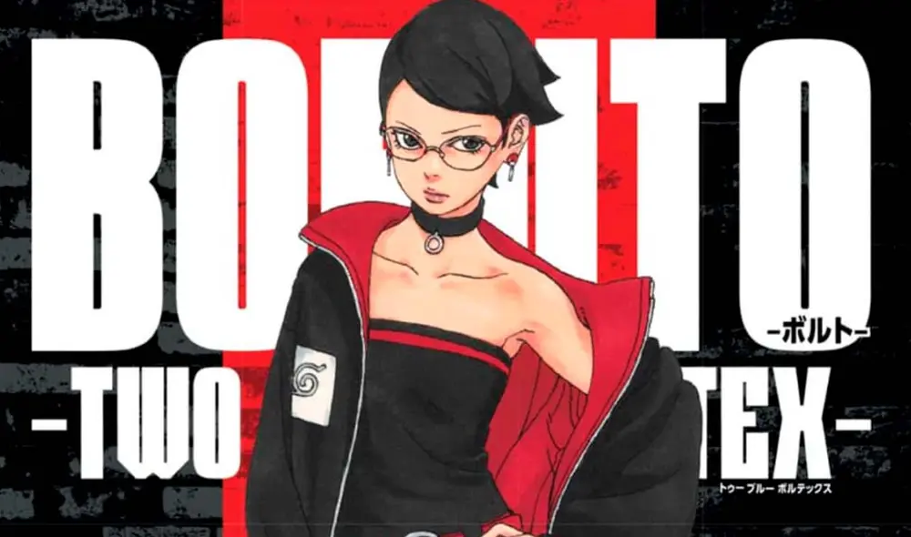 Sarada Uchiha, hija de Sasuke y Sakura, acaparó la portada del capítulo 2 de ‘Boruto: two blue vortex’. Foto: MangaPlus