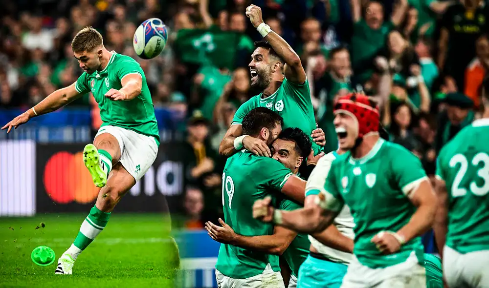 Repasa los mejores momentos del duelo entre Irlanda vs. Sudáfrica por el Mundial de Rugby 2023. Foto: composición LR/AFP