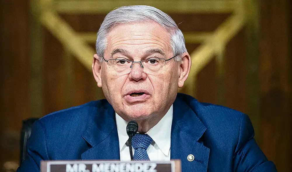Denunciado. Senador estadounidense Robert Menéndez, expresidente del Comité de RREE de su cámara. Foto: AFP Denunciado. Senador estadounidense Robert Menéndez, expresidente del Comité de RREE de su cámara. Foto: AFP
