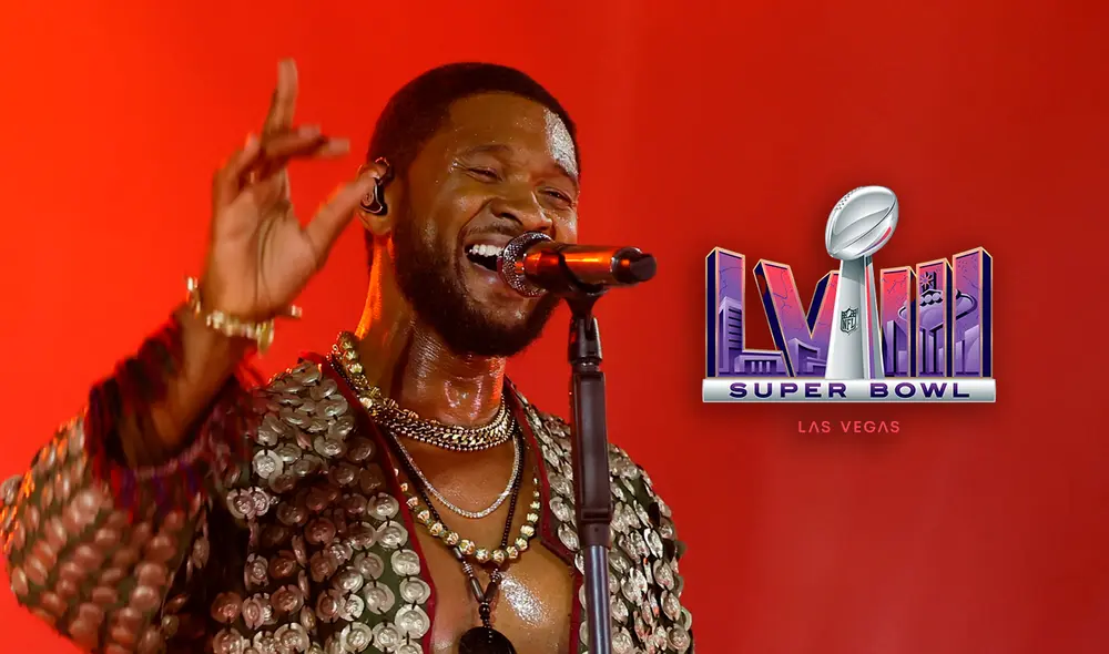 Usher en el Super Bowl 2023. Foto: NFL