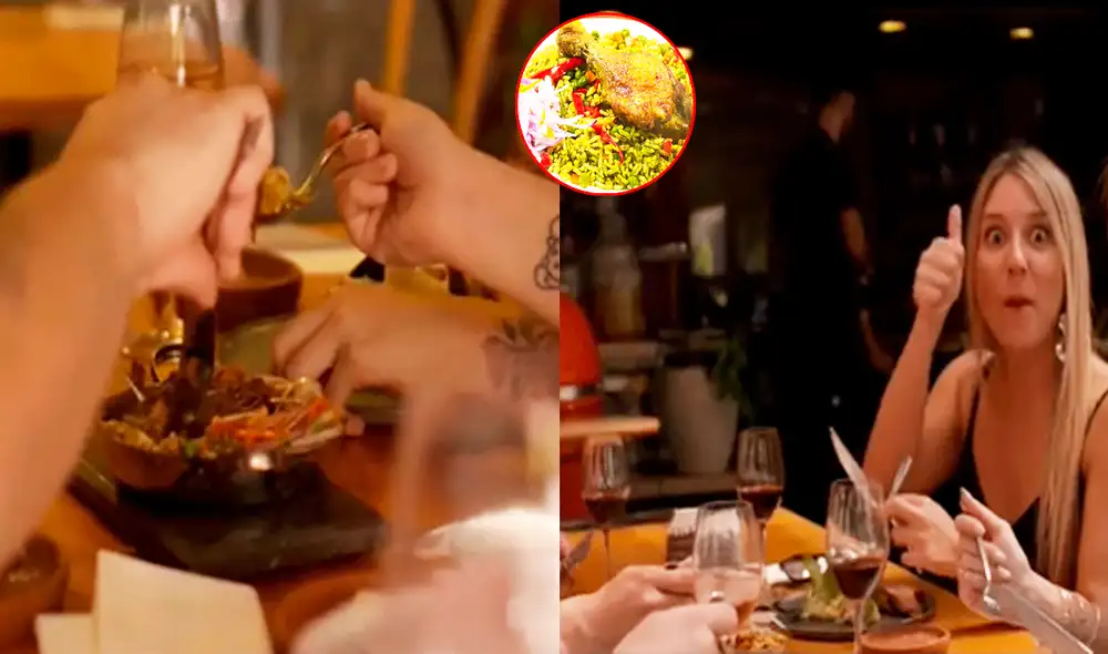 Los ciudadanos chilenos quedaron encantados con el sabor del arroz con pato peruano. Foto: composición LR/TikTok/@Johnny_cano.peru Los ciudadanos chilenos quedaron encantados con el sabor del arroz con pato peruano. Foto: composición LR/TikTok/@Johnny_cano.peru