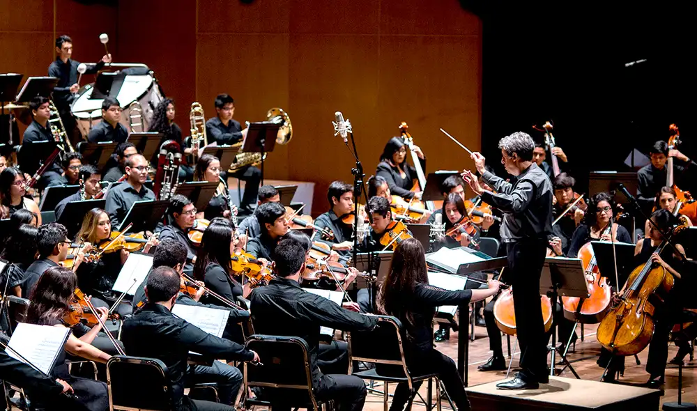 Orquesta Sinfónica Nacional Juvenil Bicentenario, elenco oficial del Mincul. Foto: Mincul Orquesta Sinfónica Nacional Juvenil Bicentenario, elenco oficial del Mincul. Foto: Mincul