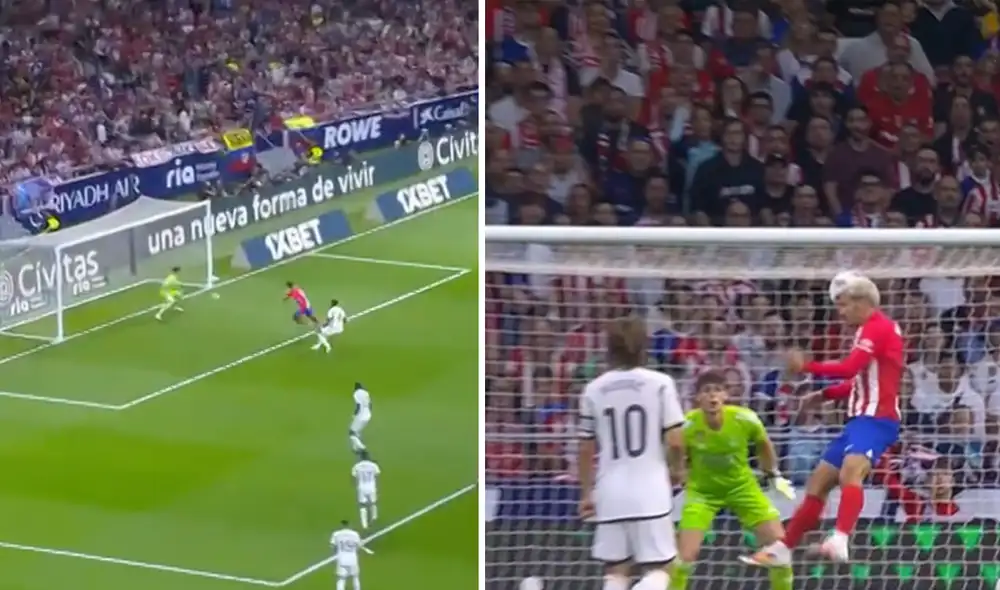 Atlético Madrid y Real Madrid juegan en el Estadio Cívitas Metropolitano. Foto: composición LR/DSports