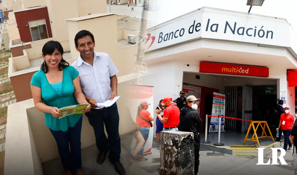 Los trabajadores públicos pueden obtener el financiamiento de una casa propia a través del crédito hipotecario del Banco de la Nación. Foto: composición de Fabrizio Oviedo/La República/Andina