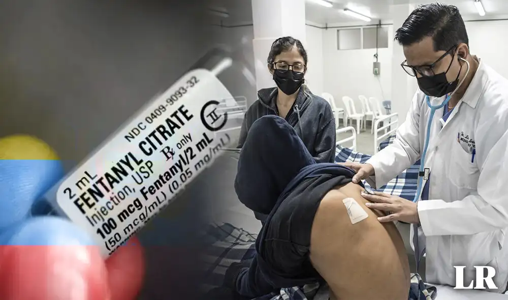 El alarmante uso de fentanilo, originado en Estados Unidos, amenaza con trasladarse a zonas como Ecuador. Foto: composición LR/EFE