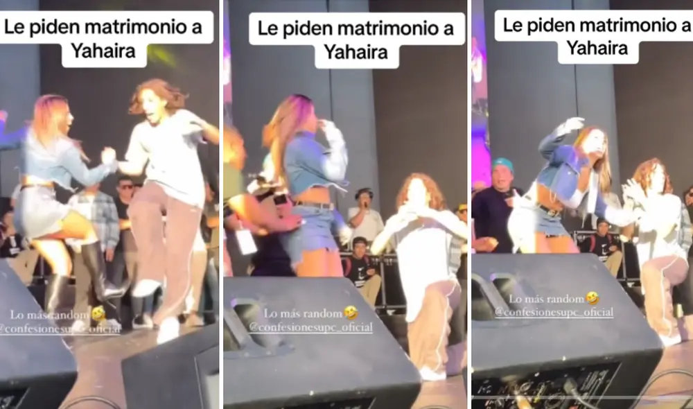 Yahaira Plasencia fue sorprendida en un concierto. Foto: composición LR / Tiktok