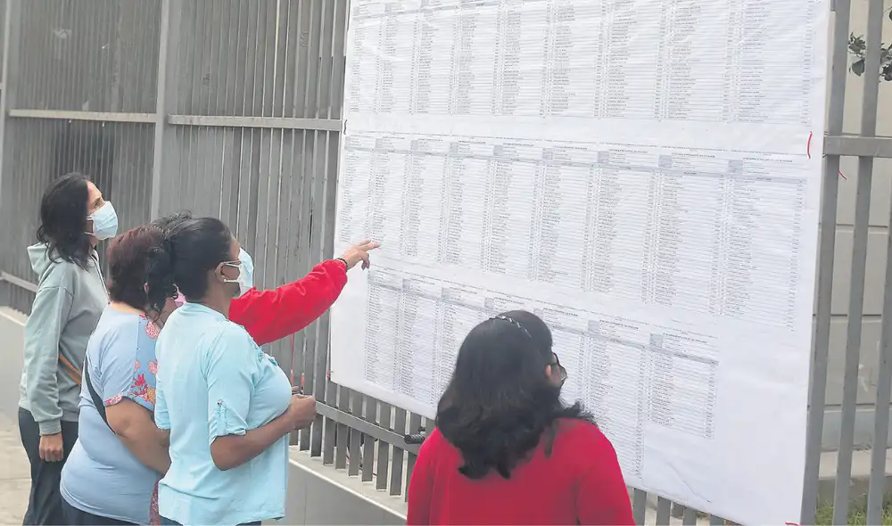 A la espera. Maestros esperan alcanzar una de las vacantes. Foto: difusión
