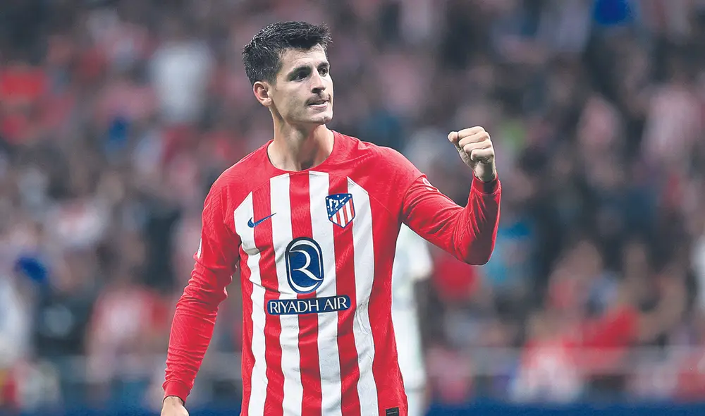 Goleador. Morata lleva 5 tantos con el Atleti en LaLIga. Foto: difusión Goleador. Morata lleva 5 tantos con el Atleti en LaLIga. Foto: difusión
