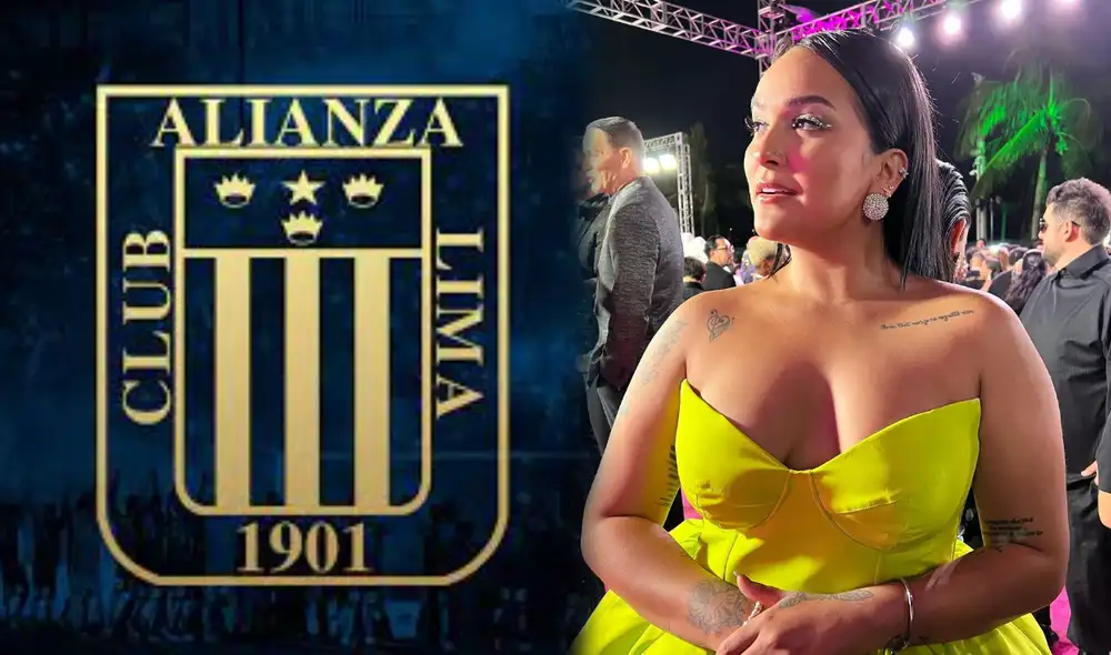 Daniela Darcourt es una fiel seguidora de Alianza Lima. Foto: Composición LR/Instagram/Alianza Lima