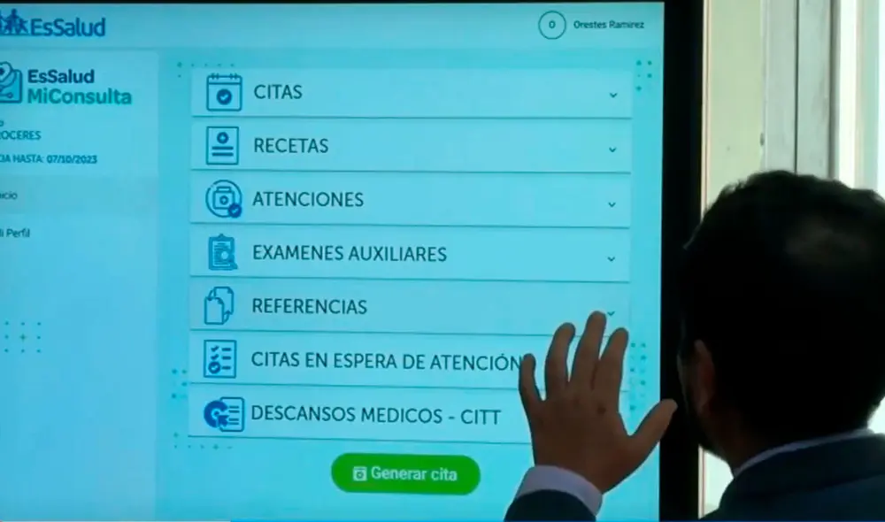 El aplicativo ya es usado por miles de pacientes asegurados. Foto: Canal N