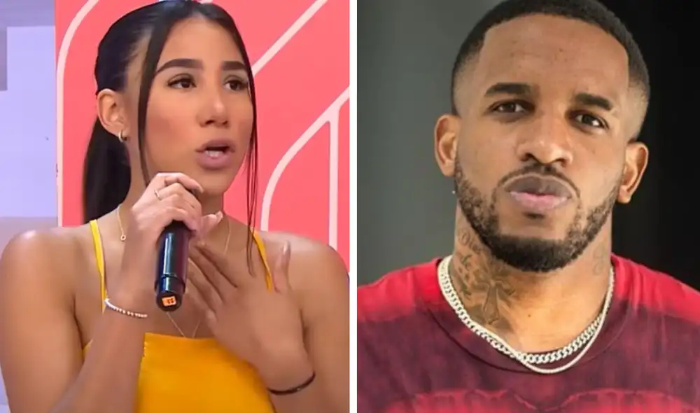 Samahara Lobatón tiene palabras de eloogio para Jefferson Farfán, pese a que él no tiene una buena relación su madre Melissa Klug en la actualidad. Foto: composición LR/América TV/Instagram/Jefferson Farfán - Video: ATV