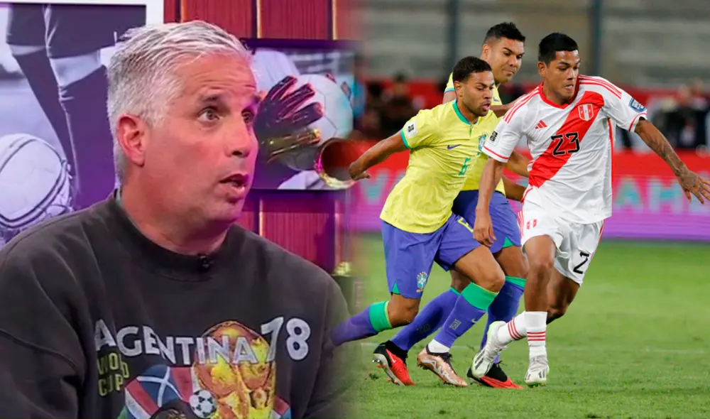 Joao Grimaldo es titular indiscutible con Sporting Cristal y debutó con la selección peruana. Foto: composición LR/Movistar Deportes/archivo