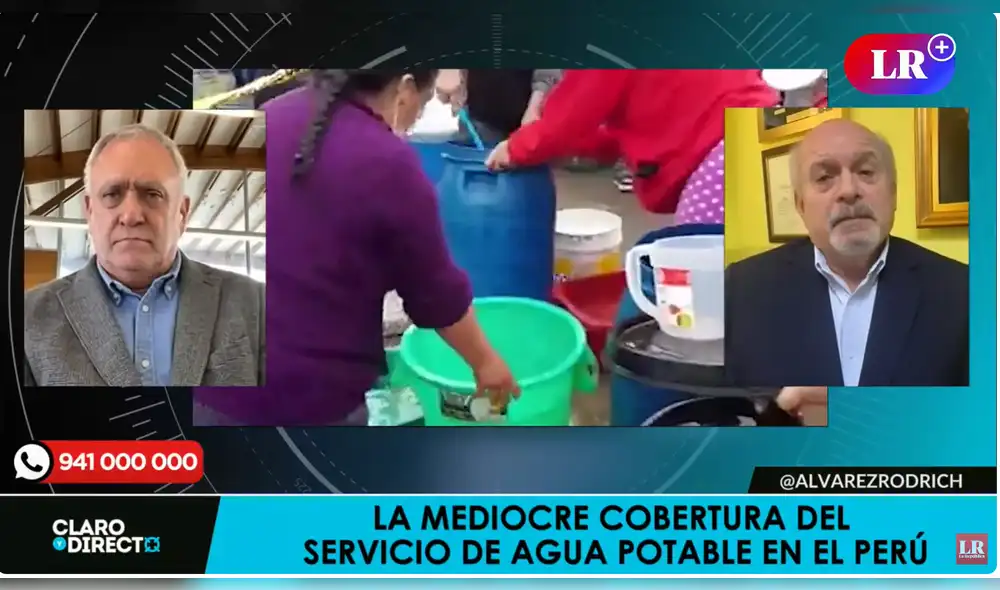 AAR y Pedro Cateriano critican servicio de agua potable en el Perú. Foto: La República