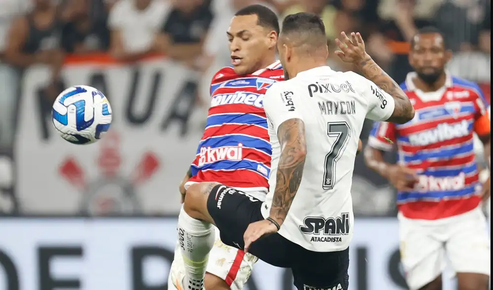 Corinthians jugó como local en este partido de ida ante Fortaleza. Foto: EFE | Video: ESPN