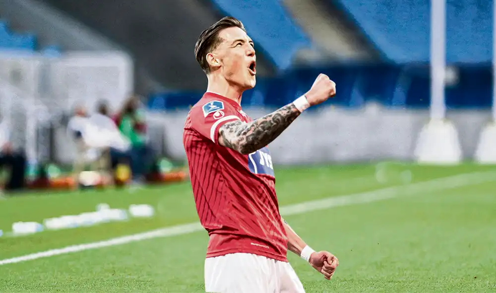 Listo. El defensa mostró su deseo de vestir la bicolor. Foto: difusión Listo. El defensa mostró su deseo de vestir la bicolor. Foto: difusión