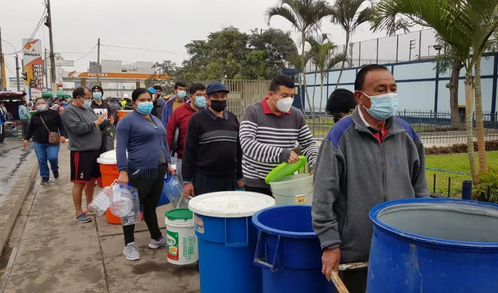 Corte masivo de agua en Lima.