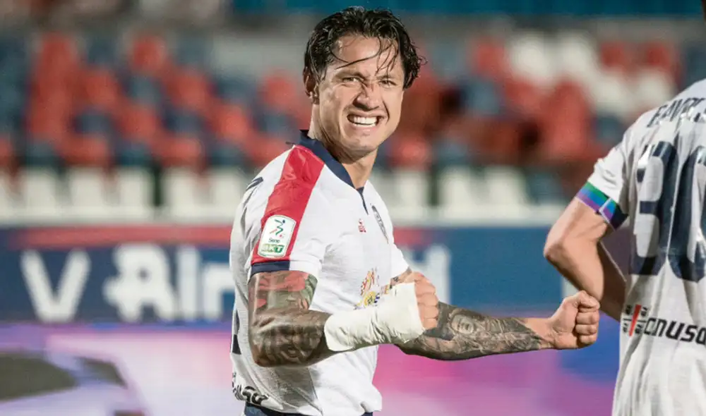 Gianluca Lapadula regresó esta temporada a la Serie A de Italia con el cuadro rosoblú. Foto: Cagliari Calcio Gianluca Lapadula regresó esta temporada a la Serie A de Italia con el cuadro rosoblú. Foto: Cagliari Calcio