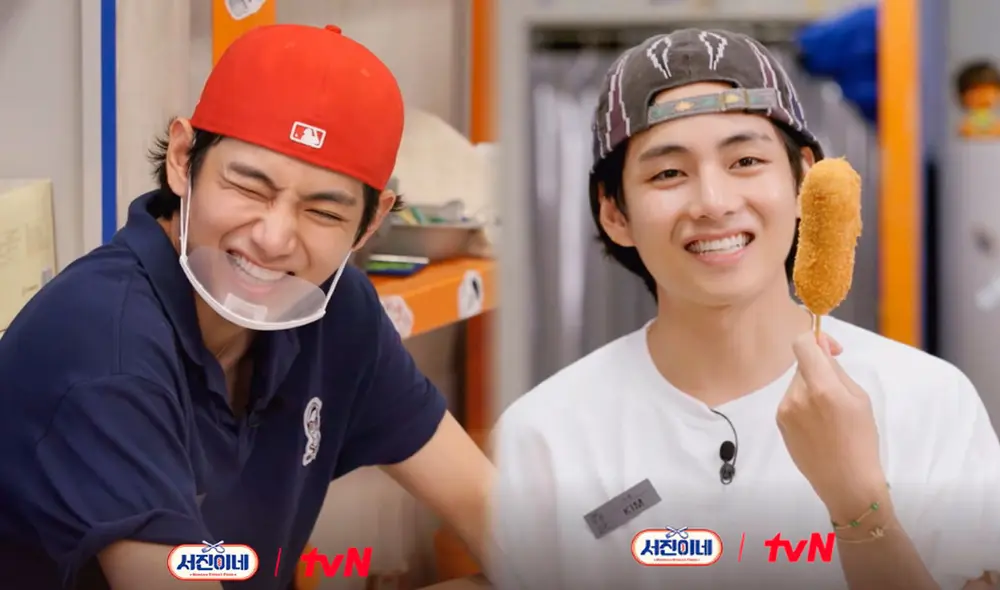 Taehyung regresa con más escenas divertidas en 'Jinnys Kitchen'. Foto: tvN