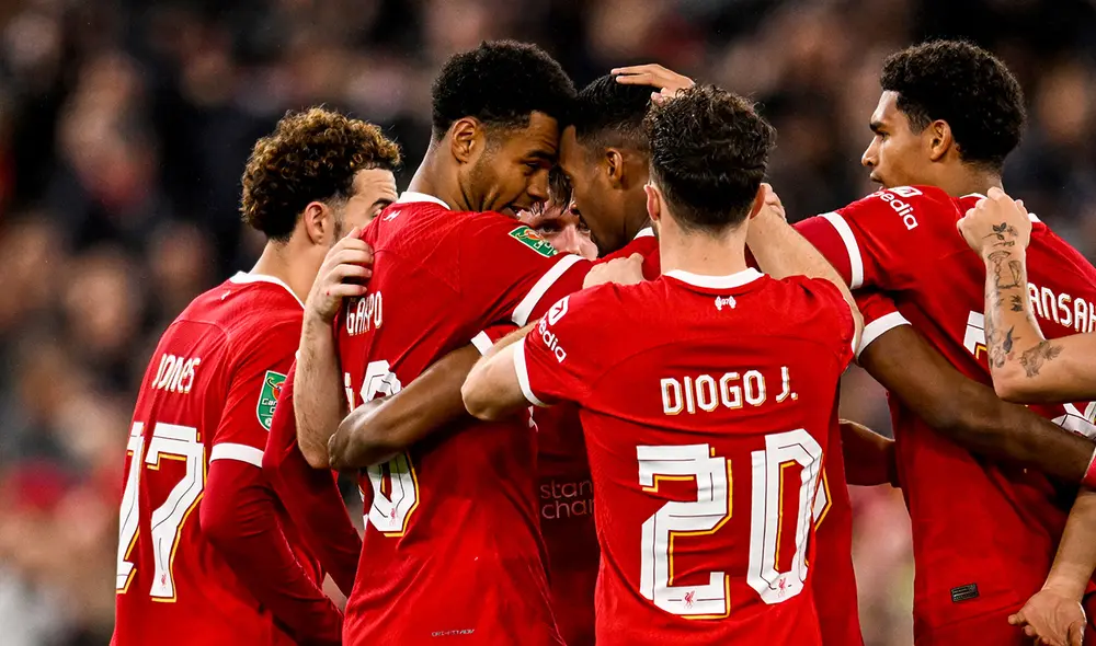 El club red le remontó al Leicester City y avanzó a los cuartos de final de la Carabao Cup. Foto: Liverpool FC | Video: Star Plus El club red le remontó al Leicester City y avanzó a los cuartos de final de la Carabao Cup. Foto: Liverpool FC | Video: Star Plus