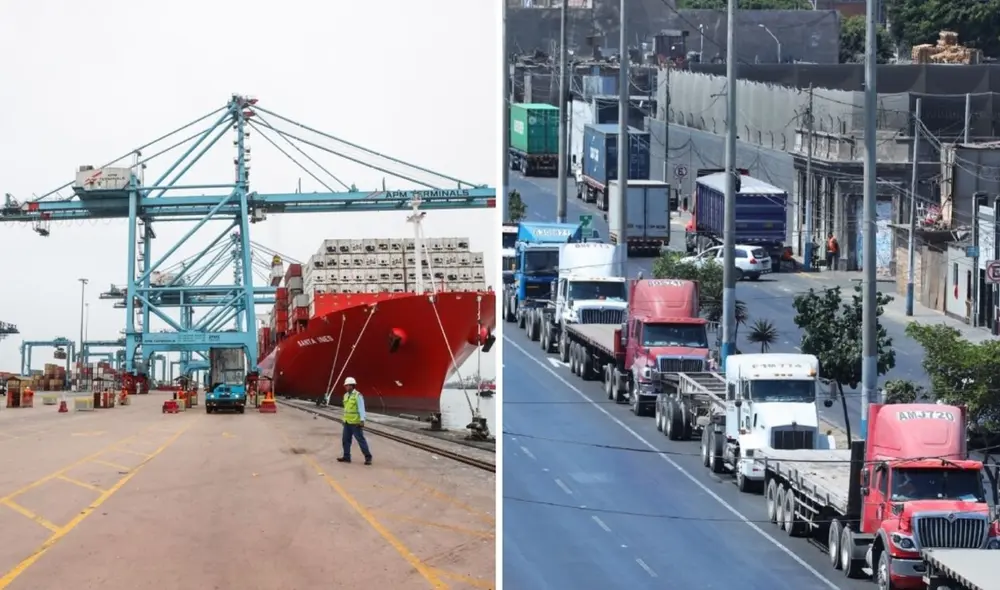 El Antepuerto del Callao busca ordenar el ingreso de camiones al puerto y descongestionar el tráfico en la zona. Foto: composición LR/Andina