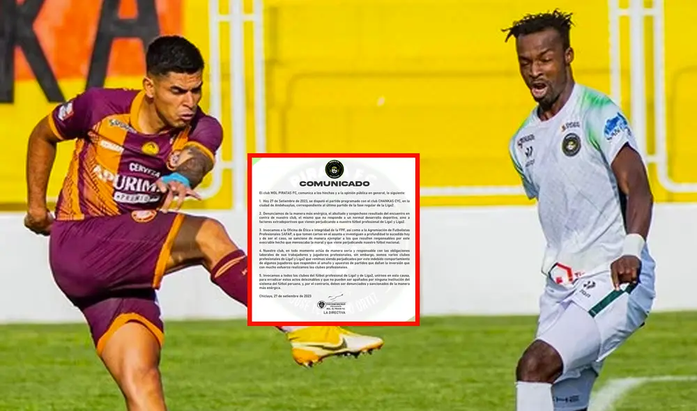 Pirata FC culminó en los últimos lugares de la Liga 2 2023. Foto: composición LR/Liga 2/Pirata FC Pirata FC culminó en los últimos lugares de la Liga 2 2023. Foto: composición LR/Liga 2/Pirata FC