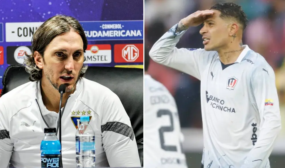 Paolo Guerrero tiene 3 goles en LDU este 2023. Foto: composición GLR/LDU/Conmebol Paolo Guerrero tiene 3 goles en LDU este 2023. Foto: composición GLR/LDU/Conmebol