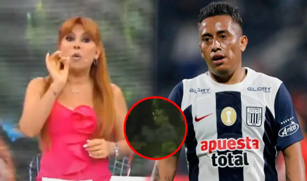 Christian Cueva fue captado por las cámaras de Magaly. Foto: composición LR/ATV/Alianza Lima - Video: ATV